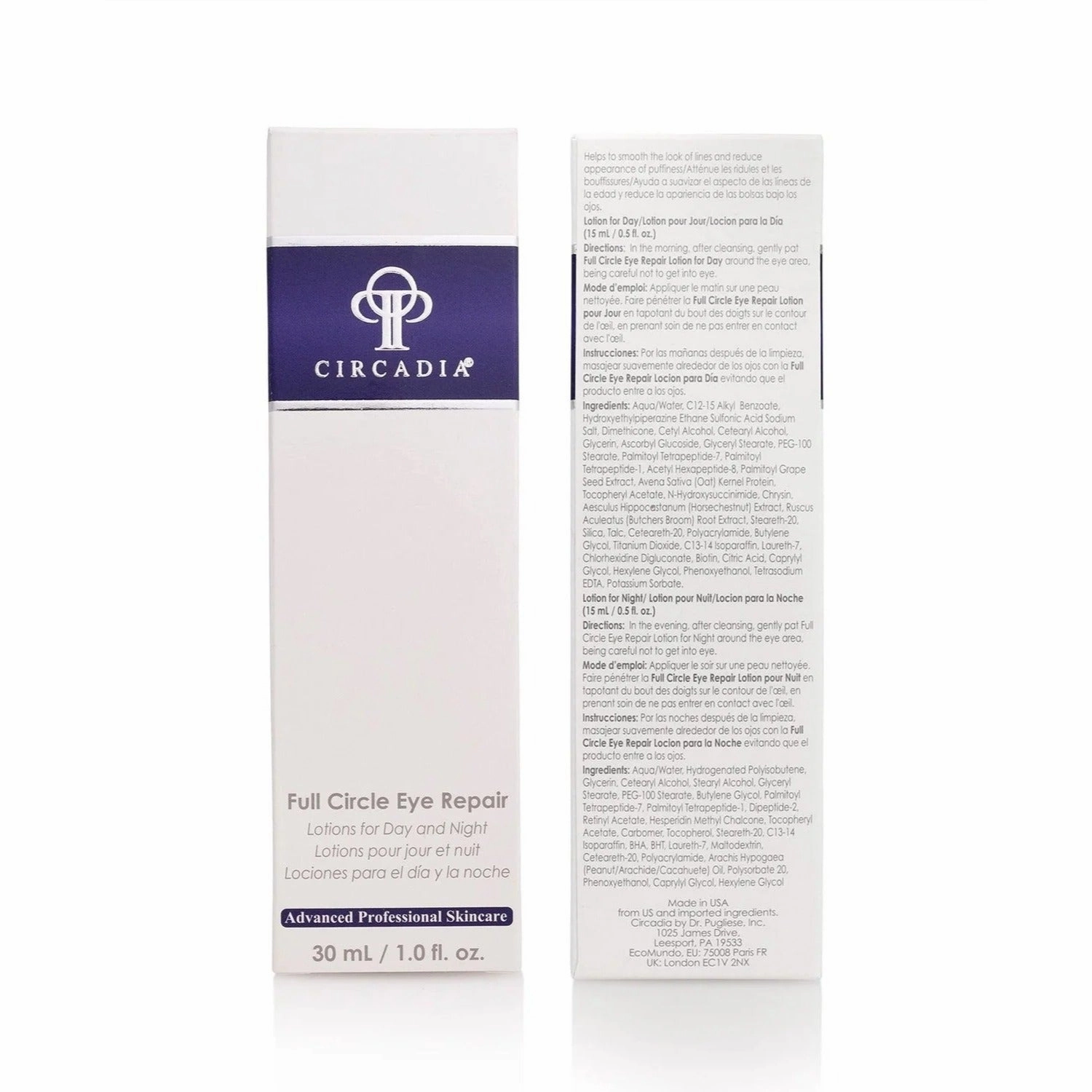 Skincare Circadia Full Circle Eye Repair 1 oz Day Formula Innovative peptide technology