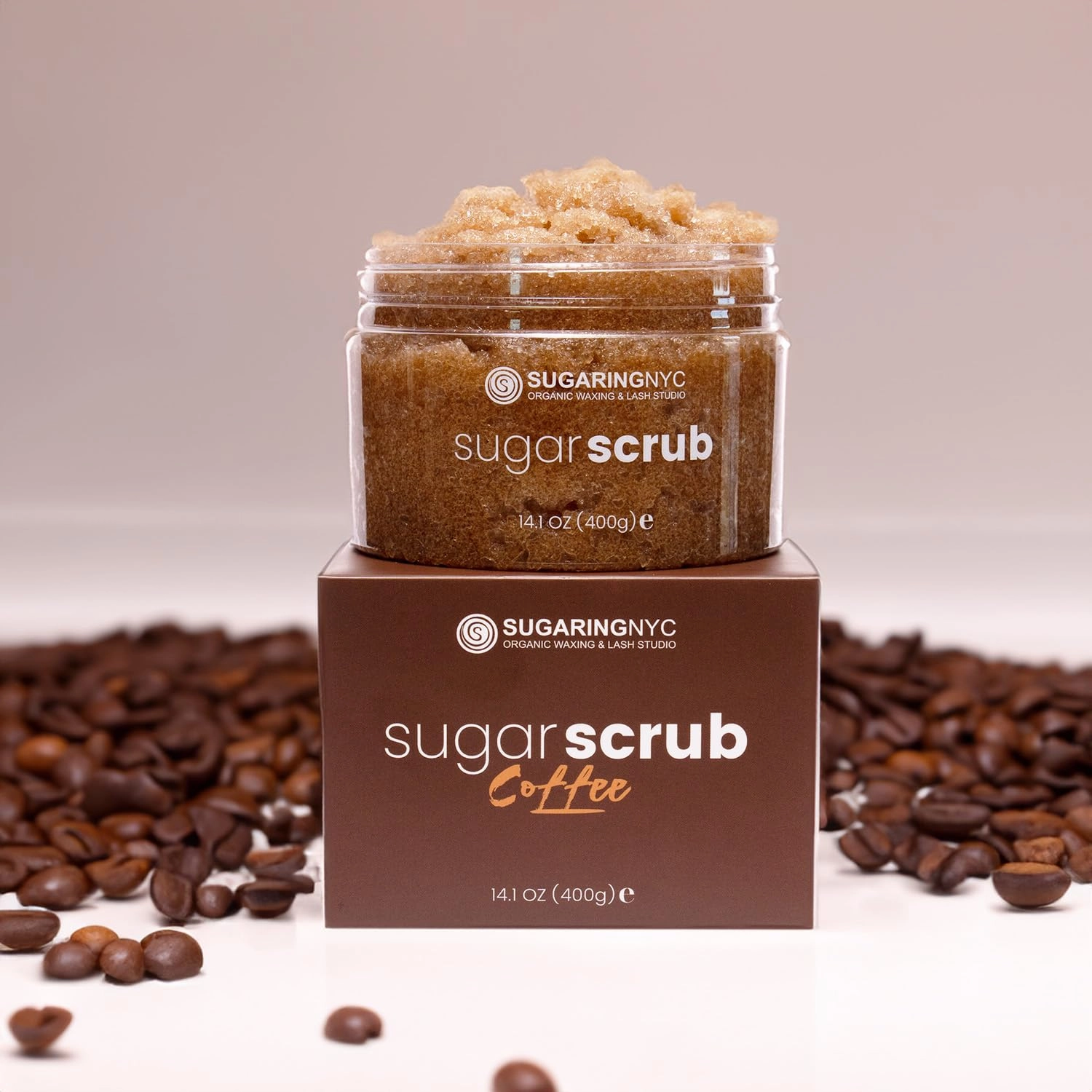 Sugaring NYC Moisturizing and Exfoliating Signature Body Scrub - Silky Smooth Skin and Ingrown Hair Prevention (Coffee Beans)