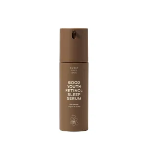 SWEET JULY SKIN Good Youth Retinol Sleep Serum, Lavender,Retinol, Lactic Acid, Turmeric Root Oil, Gently Reset & Renew, Hydrating, Clean & Fragrance Free 1 Fl oz