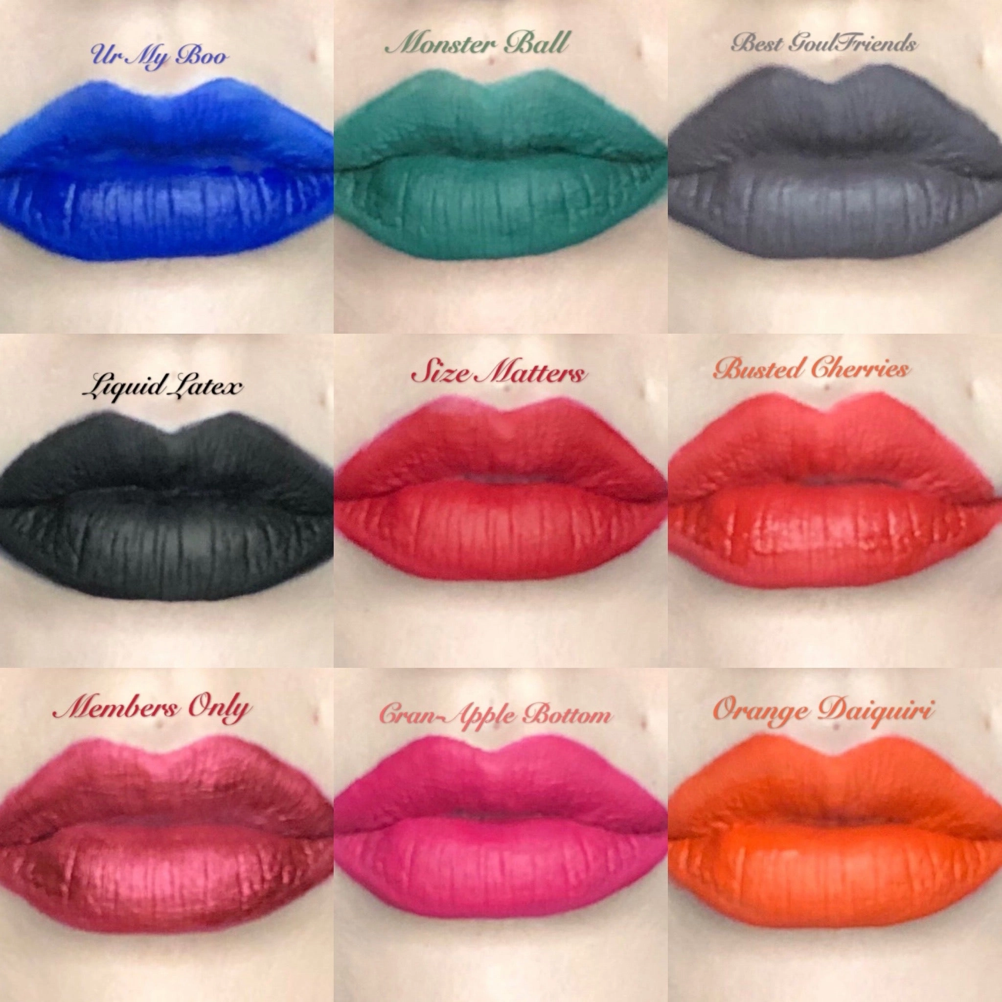 The "GOTHS!!" DOLLICIOUS MATTE Vegan Liquid Lipstick