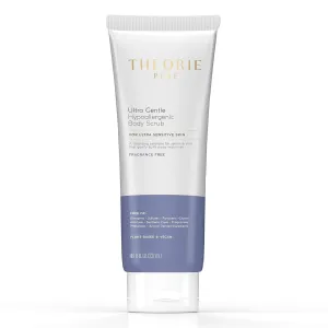 THEORIE Pure Face and Body Scrub- Hypoallergenic, Aloe Based & Vegan- Fragrance, Sulfate, Irritant, Paraben & Allergen FREE, Ultra Gentle Cleansing Exfoliant for Sensitive Skin, 8 Fl.Oz Tube / 237 mL