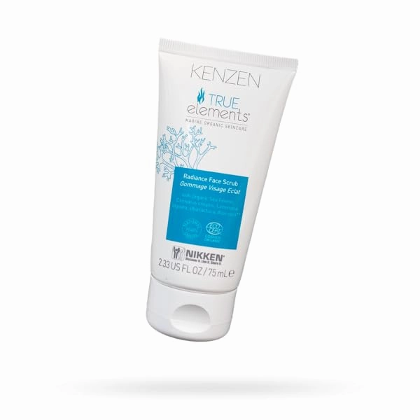 True Elements Radiance Face Scrub for Women and Men - Gentle Exfoliator for Face - Natural Facial Exfoliating Scrub - Skin Exfoliant for Skin Care w/o Parabens - Organic Face Exfoliant Scrub (2.33 oz)