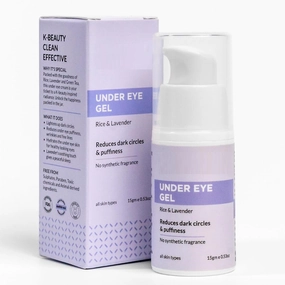 Tubees Under Eye Cream For Dark Circles, Wrinkles, Puffy Eyes, Anti ageing | Cruelty-Free, Paraben Free | with Rice Extract, Lavender, Green Tea | No Synthetic Fragrance | For Men and Women - 15g