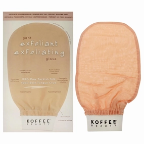 Turkish Silk Exfoliating Mitt, 1 pc - Handcrafted Silk Exfoliating Glove - Body Exfoliator Glove for Removing Dead Skin, Unclogging Pores - Body Scrub Gloves for Smoother Skin