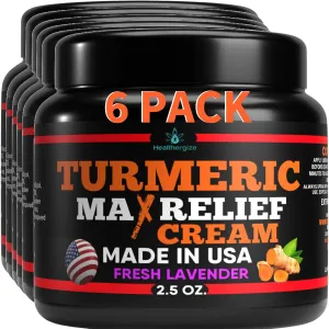 Turmeric Face Cream   Natural Vitamin C Glow Boosting Moisturizer & Skin Repair, Hydrating Lotion for Face, Neck, Body - Non-Staining, Safe, Effective, All Skin Types, Unisex