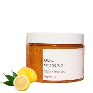 Turmeric Glow Salt Scrub, Moisturizing Body, Face & Feet Exfoliant (1pcs, 280g)