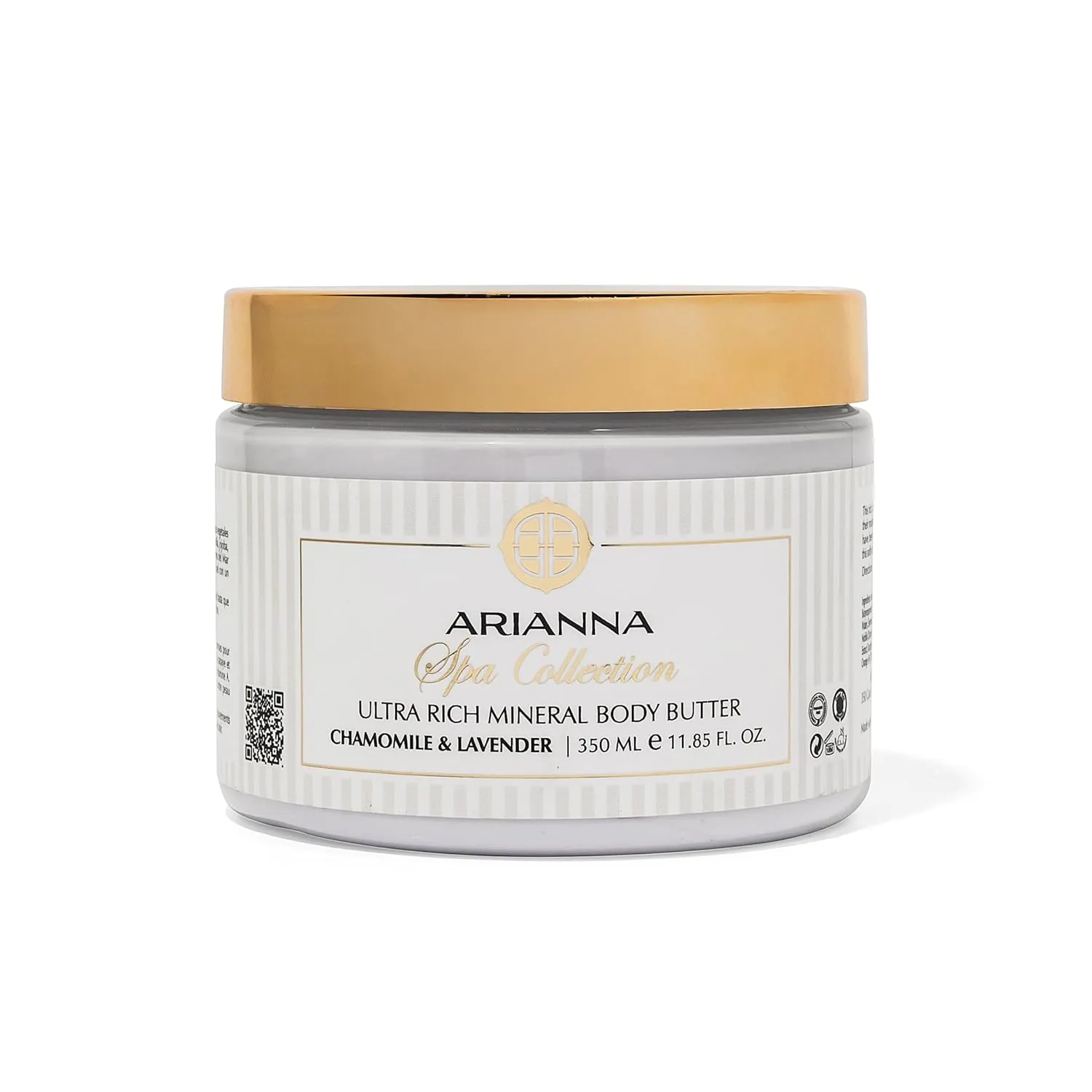 Ultra Rich Mineral Body Butter Dead Sea Body Butter For Dry Skin Repair Rich Vegan Hydrating Moisturizer (Chamomile & Lavender)