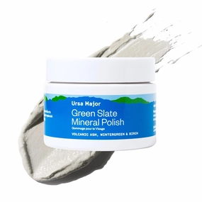 Ursa Major Green Slate Mineral Polish | Renew Appearance of Dull   Uneven Skin | Exfoliates Skin to Smooth, Refresh & Brighten | Vegan, Cruelty-Free & Non-Toxic 3.88oz