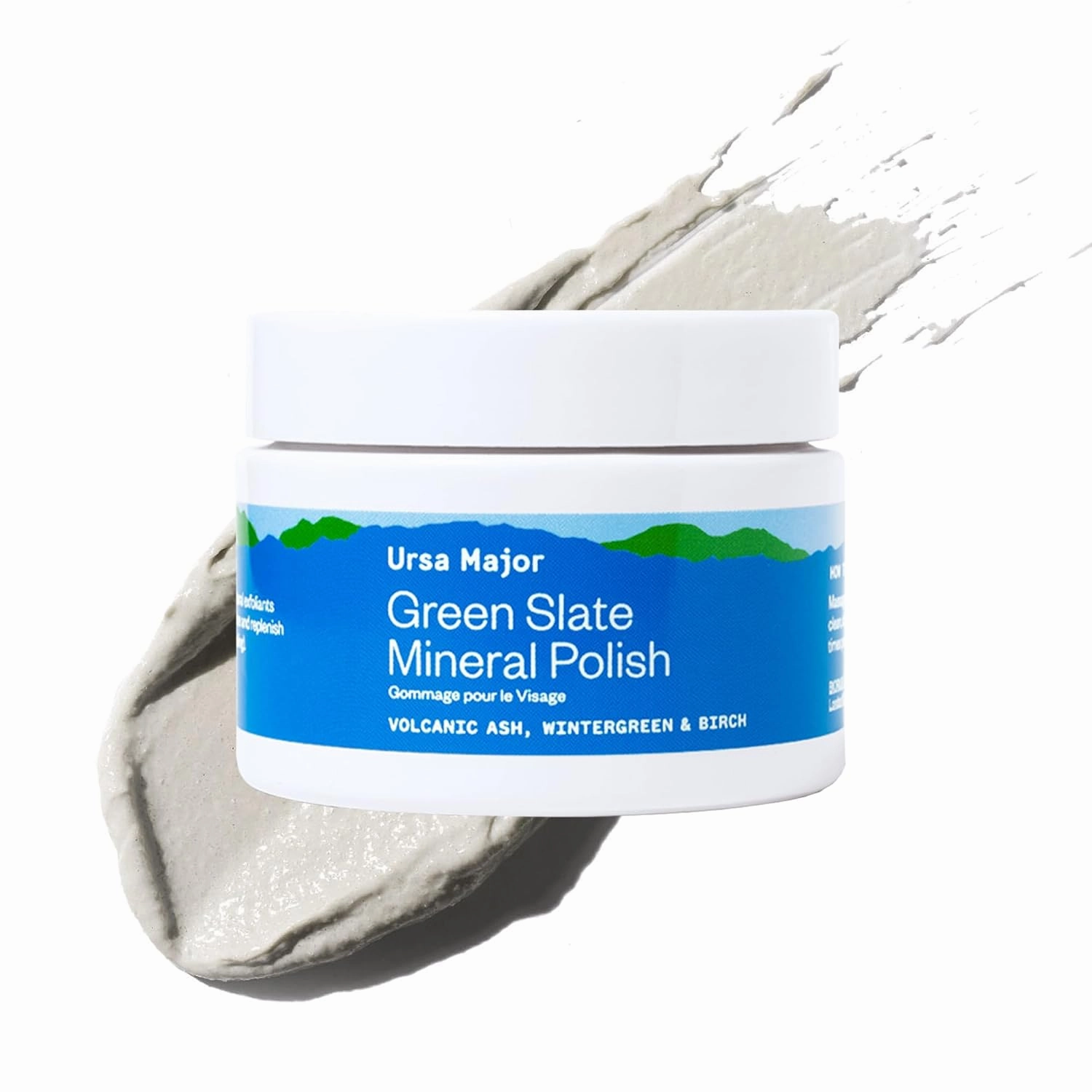 Ursa Major Green Slate Mineral Polish | Renew Appearance of Dull   Uneven Skin | Exfoliates Skin to Smooth, Refresh & Brighten | Vegan, Cruelty-Free & Non-Toxic 3.88oz