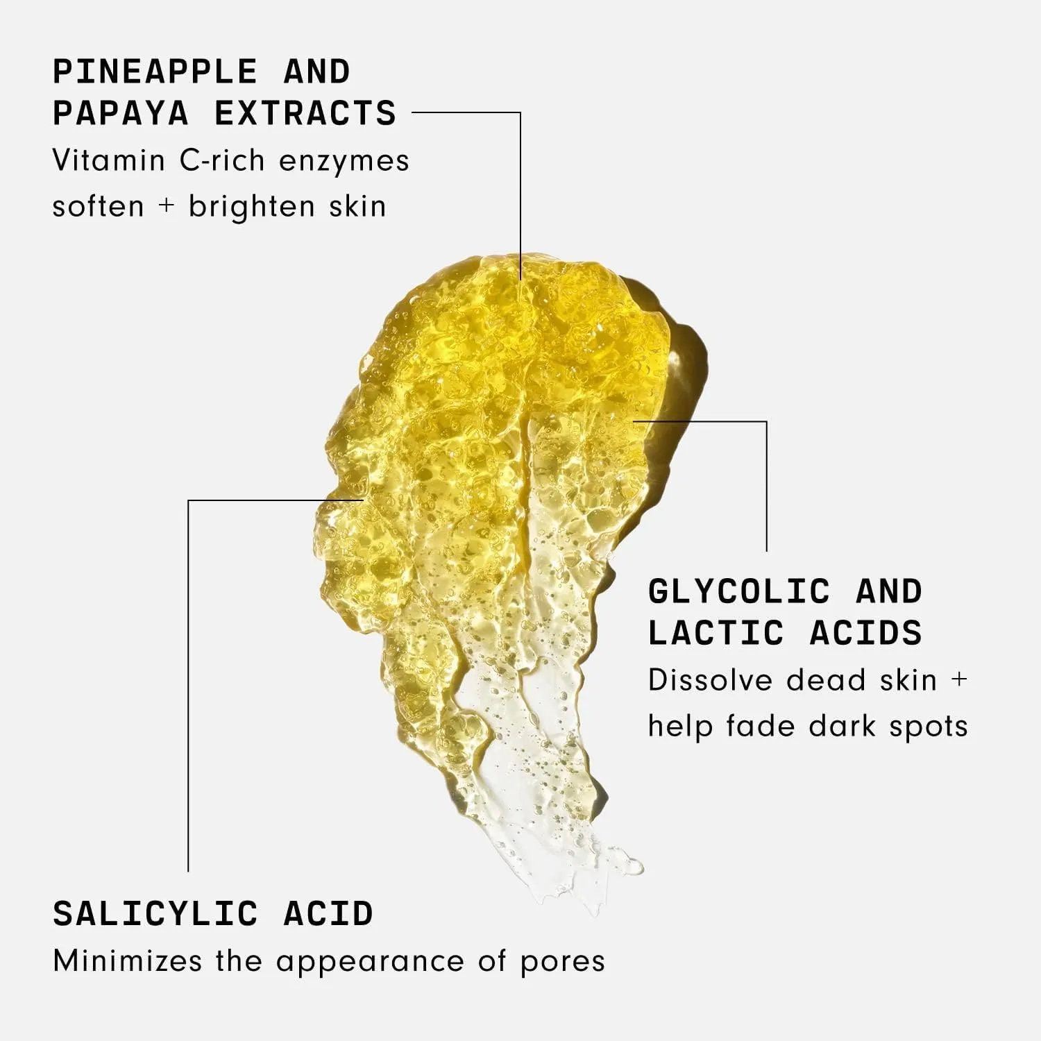 Versed Doctor's Visit Skin Resurfacing Face Mask - Glycolic Acid   Lactic Acid Face Exfoliant for Dark Spots & Skin Texture - AHA BHA Enzyme Mask to Brighten, Smooth Rejuvenate (3.4 fl oz)