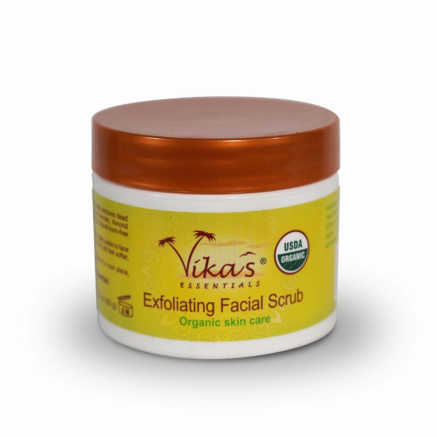 Vika's Essentials Certified Organic Exfoliating Facial Scrub
