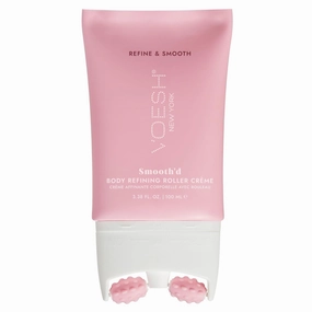 VOESH Smooth'd Body Refining Roller Creme, Vegan Beauty, Lymphatic Massage, Skin Smoothing, Celulite, Skin Hydrating, Body Lotion