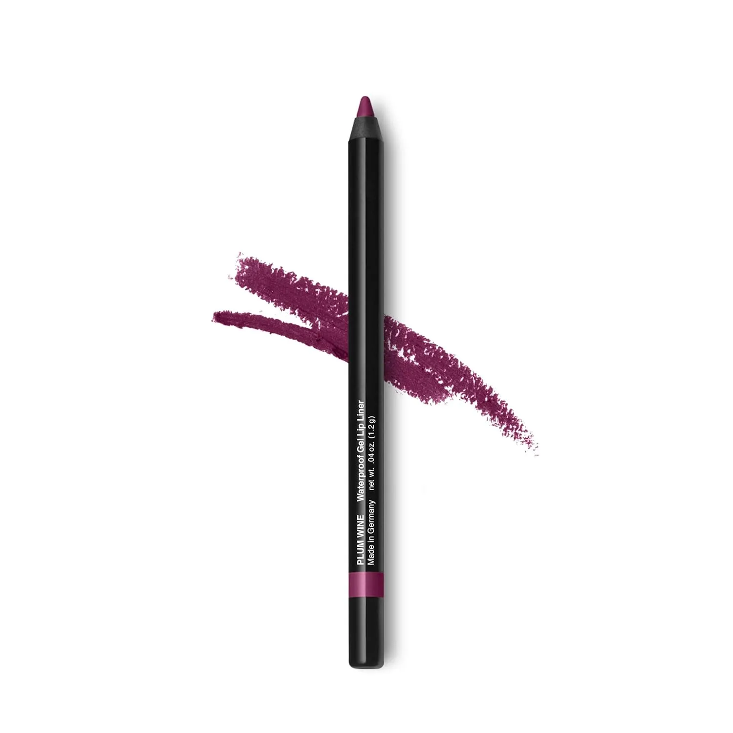Waterproof Gel Lip Liner - Smooth and Creamy Long Wear Lipliner by Pree Cosmetics (Plum Wine)