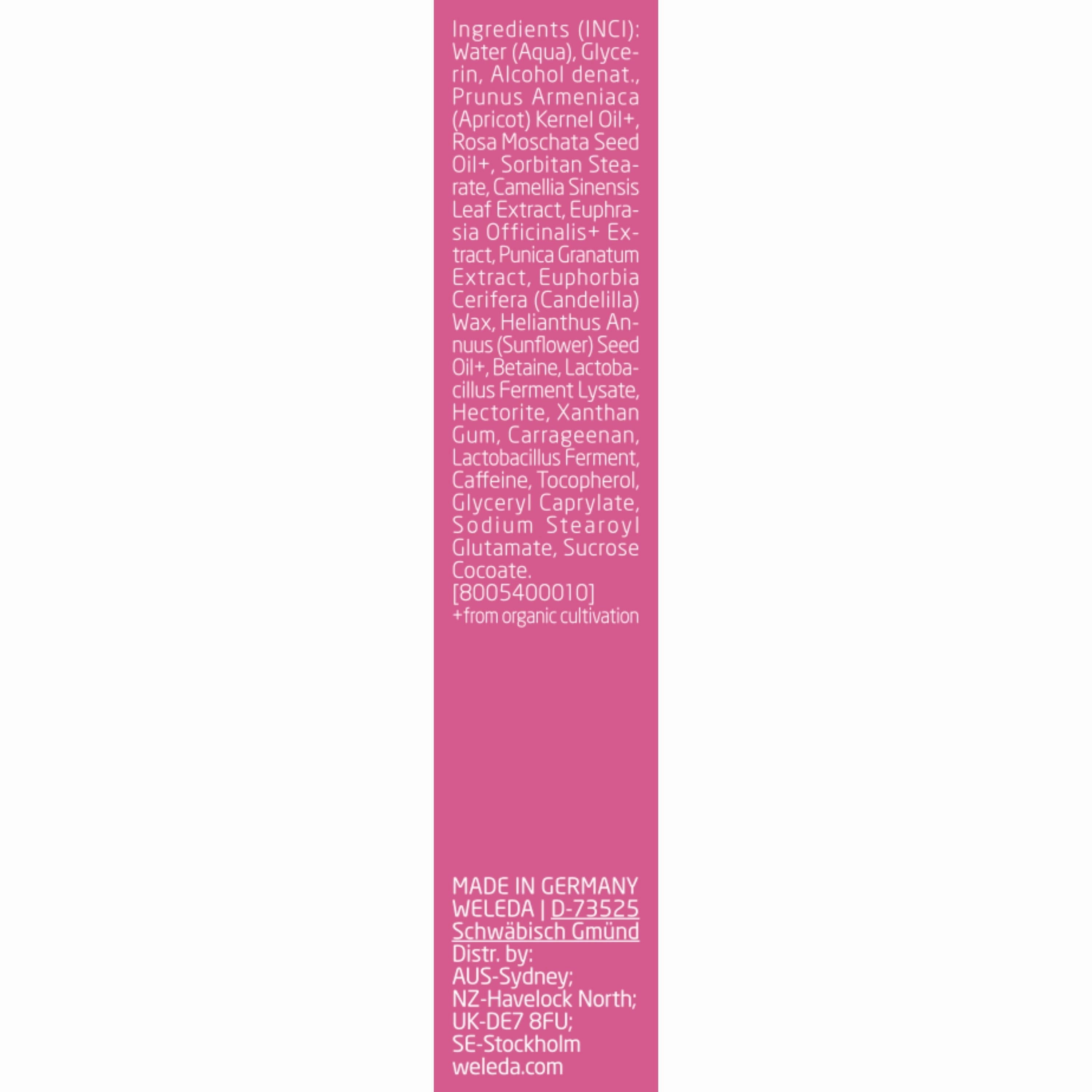 Weleda Smoothing Eye Cream Wild Rose and White Tea