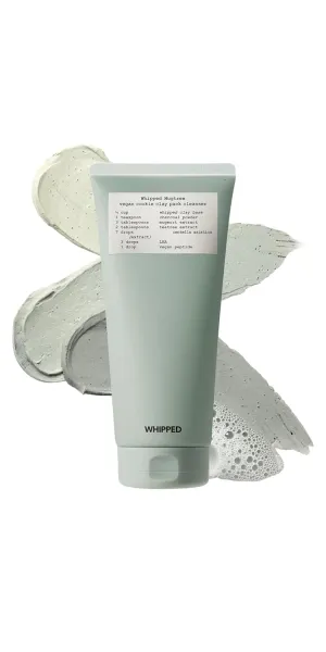 WHIPPED Cookie Clay Mask Cleanser - Charcoal Clay Deep Face Mask with Collagen - Natural Exfoliation, Pore Minimizer, Vegan Korean Skincare 6.0 fl. oz