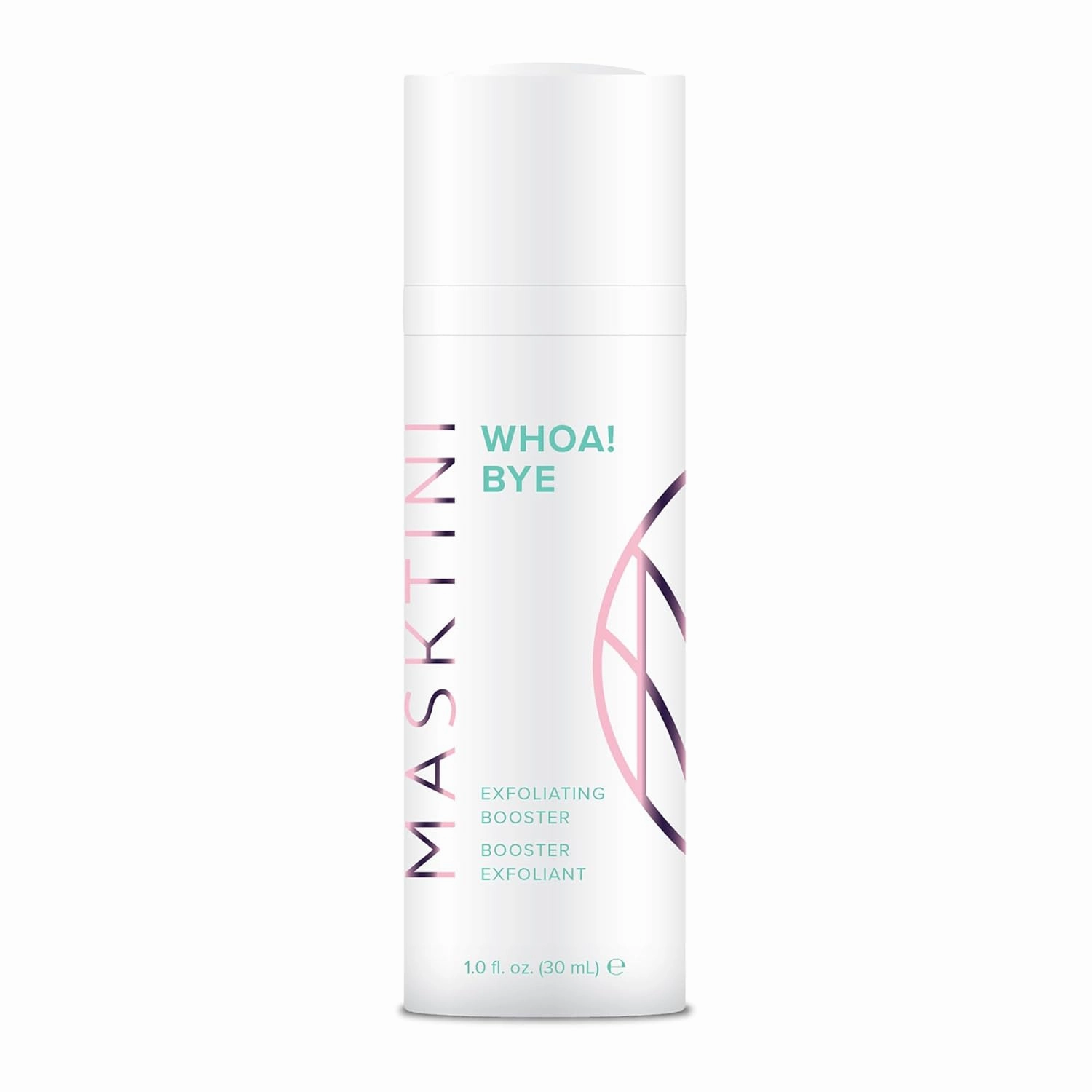 Woah! Bye Exfoliating Booster - Facial Exfoliator - AHA Exfoliant with Glycolic Acid - Brightens Skin, Removes Dead Skin Cells - 1 oz