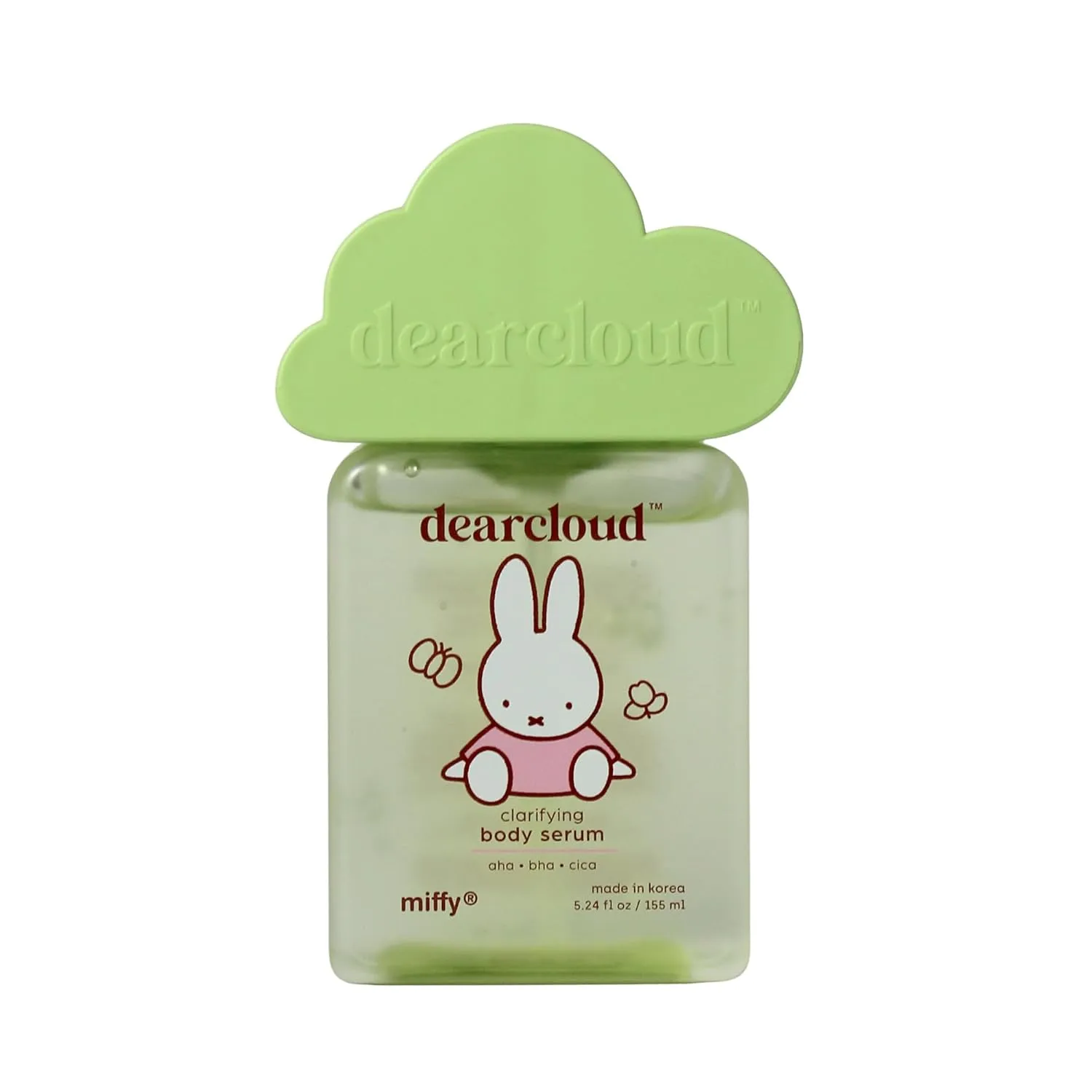 x Miffy Clarifying Body Serum – Ultra Hydrating Serum with AHA/BHA/Cica – Korean Skin Care Body Serum for Smooth, Clear Skin (5.24 fl oz)