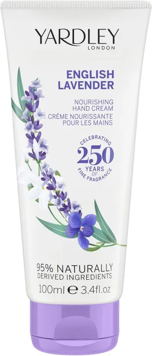 Yardley of London Nourishing Hand & Nail Cream for Women, Yardley English Lavender, 3.4 Ounce