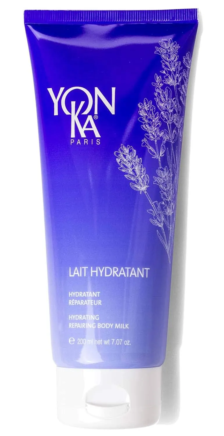 Yon-Ka Lait Hydratant Body Milk, Hydrating and Regenerating Body Lotion with Glycerin and Sweet Almond Oil, Nourish Dry Skin (7.07oz / 200ml)
