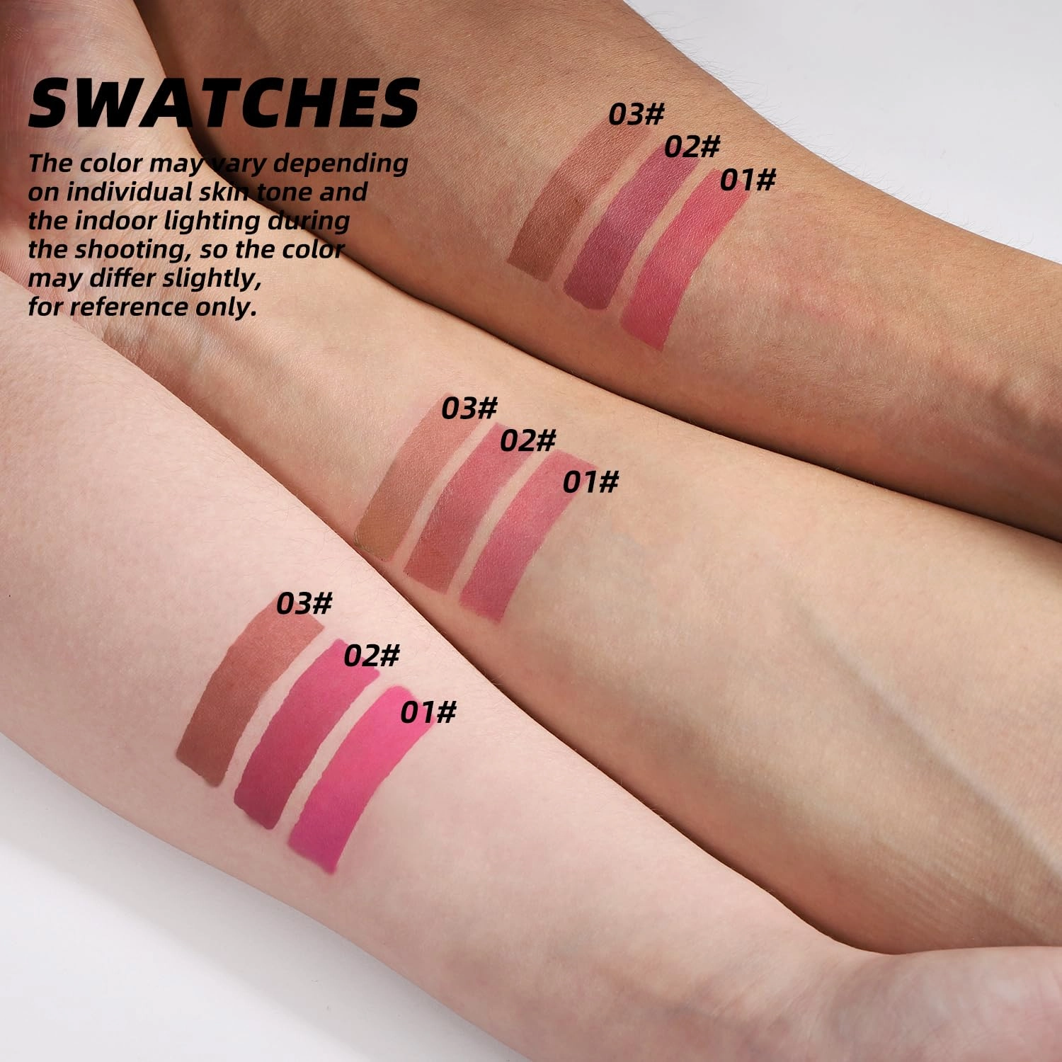 YOUNG VISION 3-Pc Peel Off Lip Liner Stain Set, Tattoo Peel Off Lipliner, Matte Finish, Waterproof, Nude Matte Lip Contour for Women Makeup, Precise Lip Definition, Gift Set