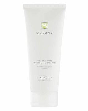 Zents Age-Defying Probiotic Body & Hand Lotion (Oolong) | Moisturizing Lotion with Hyaluronic Acid & Organic Shea Butter | Nourishes & Hydrates Skin | 6.4 fl oz